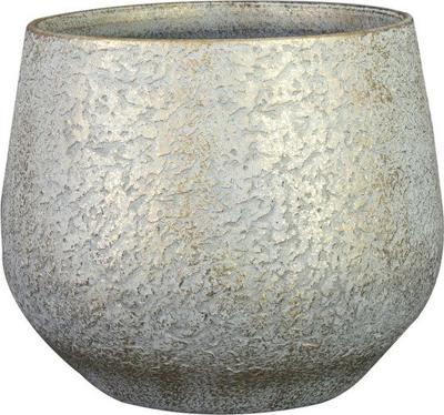 Pot Noor metalic grey D19 H16 - Ter steege