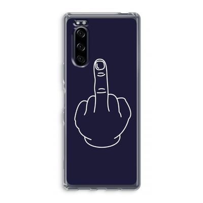 F**k U: Sony Xperia 5 Transparant Hoesje