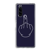 F**k U: Sony Xperia 5 Transparant Hoesje