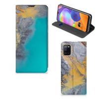 Samsung Galaxy A31 | Standcase | Marble Blue Gold