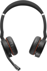 Jabra Evolve 75 Headset Bedraad en draadloos Hoofdband Oproepen/muziek Bluetooth Zwart