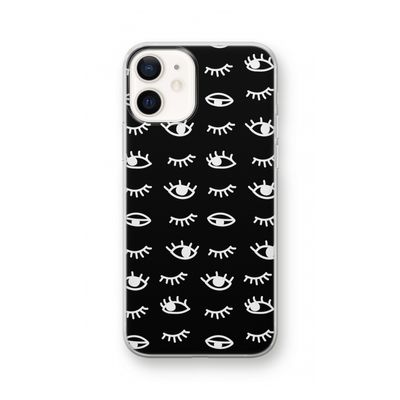 Eye pattern #3: iPhone 12 Transparant Hoesje