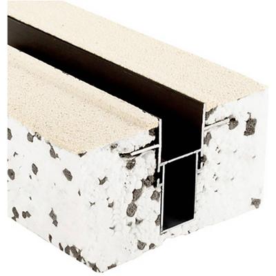 Deko Light Combo Dämmung Trafoprofil 1 m, schwarz 988172 Profiel Zwart