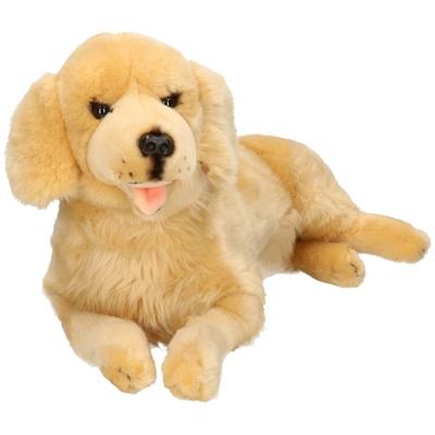 Carl Dick Knuffeldier Golden retriever hond - pluche stof - 42cm