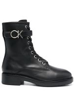 Calvin Klein bottines à boucle logo - Noir - thumbnail