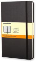 Notitieboek moleskine large 130x210mm ln hc zwart