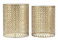TAFELSET 2 STUKS OBLIN CM Ø 41X50-37,5X47 TAFELSET 2 STUKS OBLIN CM Ø 41X50-37,5X47