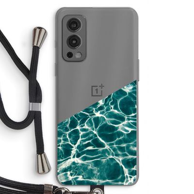 Weerkaatsing water: OnePlus Nord 2 5G Transparant Hoesje met koord