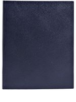 Smythson carnet à couverture texturée - Bleu - thumbnail