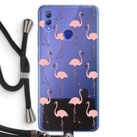 Anything Flamingoes: Honor Note 10 Transparant Hoesje met koord