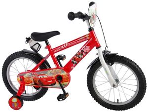 Disney cars kinderfiets - jongens - 16 inch - rood