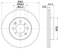 Remschijf 8DD355103121