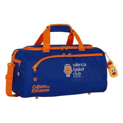 Sporttas Valencia Basket Blauw Oranje (50 x 25 x 25 cm)