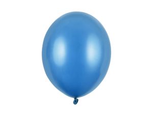 Metallic Ballonnen Caribbean Blauw (50st)