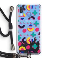 8-bit N°2: Samsung Galaxy A40 Transparant Hoesje met koord