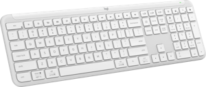 Logitech K950 Signature Slim toetsenbord RF-draadloos + Bluetooth QWERTY US International Wit