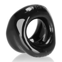 Oxballs Vlees - Bigger Bulge Padded Pumping Cockring - Zwart
