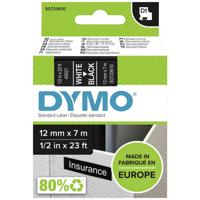 DYMO 45021 Labeltape Tapekleur: Zwart Tekstkleur: Wit 12 mm 7 m