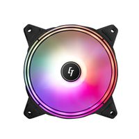 Chieftec NF-1225RGB koelsysteem voor computers Computer behuizing Ventilator 12 cm Zwart 1 stuk(s) - thumbnail