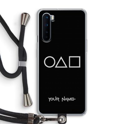 Squid Game: OnePlus Nord Transparant Hoesje met koord