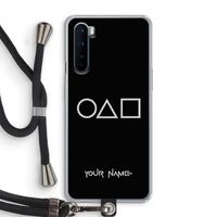 Squid Game: OnePlus Nord Transparant Hoesje met koord