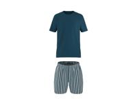 esmara Men Korte heren pyjama (Blauw/wit, XL)