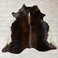 Koeienhuid bruin zwart wit 220x185cm M/L