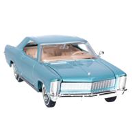 Modelauto/speelgoedauto Buick Riviera 1965 - lichtblauw - schaal 1:24/22 x 8 x 6 cm   -