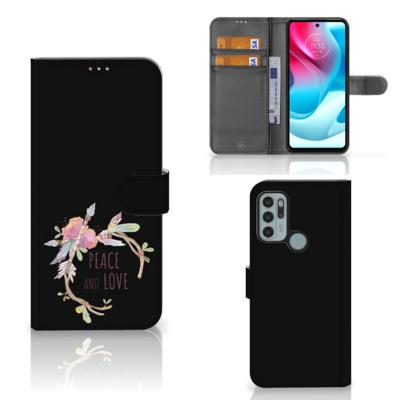 Motorola Moto G60s Leuk Hoesje Boho Text Motorola Moto G60s Leuk Hoesje Boho Text