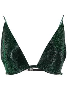 Nuè brassière à ornements strassés - Vert