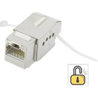 Renkforce RJ45-inbouwmodule Met vergrendelingsfunctie Keystone CAT 6A KSV10