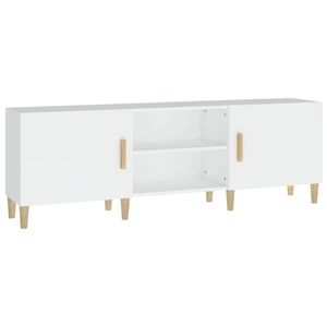 The Living Store TV-kast - Klassiek - Stereokast - 150x30x50 cm - Wit