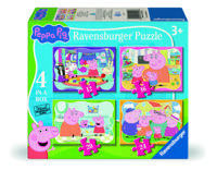 Ravensburger puzzel 4 in a box Peppa Pig 12/16/20/24 stukjes