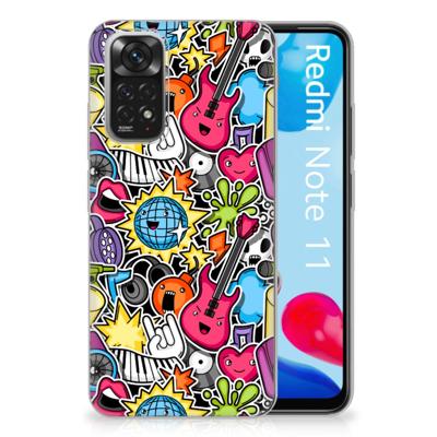 Xiaomi Redmi 10 | Redmi Note 11 4G | Sillicone Back Cover | Punk Rock Xiaomi Redmi 10 | Redmi Note 11 4G | Sillicone Back Cover | Punk Rock
