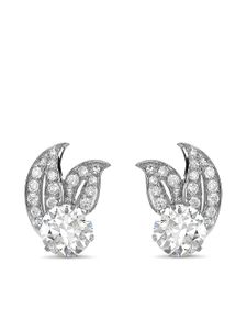 Pragnell Vintage boucles d'oreilles ornées de diamants - Argent