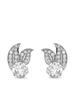 Pragnell Vintage boucles d'oreilles ornées de diamants - Argent