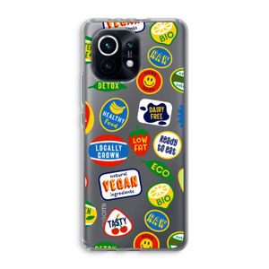 Fruitsticker: Xiaomi Mi 11 Transparant Hoesje
