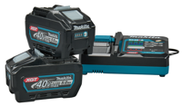 Makita startset xgt dc40ra / 2x bl4050f | 40v / 5,0ah accu - 1911v6-0