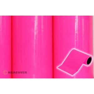 Oracover 27-014-002 Decoratiestrepen Oratrim (l x b) 2 m x 9.5 cm Neon-roze (fluorescerend)