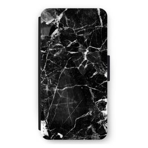 Zwart Marmer 2: iPhone 12 Pro Max Flip Hoesje