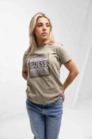 Guess LA T-Shirt Dames Donkergroen - Maat XL - Kleur: Donkergroen | Soccerfanshop - thumbnail