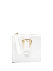 Versace Jeans Couture portefeuille en cuir à boucle - Blanc