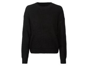 esmara Dames gebreide pullover (S (36/38), Zwart)