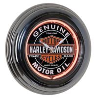 Harley-Davidson Oil Can Neon Klok Harley-Davidson Oil Can Neon Klok