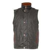 Heren Wax Bodywarmer Mayfly Olive Heren Wax Bodywarmer Mayfly Olive