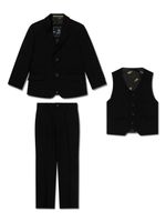 HOUSE OF CAVANI KIDS costume trois pièces à simple boutonnage - Noir - thumbnail