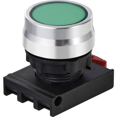 TRU COMPONENTS TC-12835240 ONPOW26BK-Z/G Frontelement voor druktoets Knop Groen 1 stuk(s)