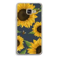 Sunflower and bees: Samsung Galaxy A3 (2016) Transparant Hoesje