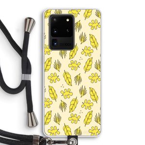 Herfst: Samsung Galaxy S20 Ultra Transparant Hoesje met koord
