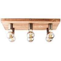 Brilliant plafondlamp Panto 6-lichts - hout - Leen Bakker - thumbnail